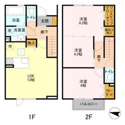 メゾンドSATOMIの物件間取画像